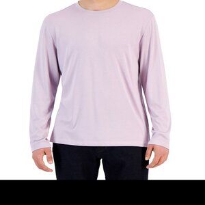 NWT Alfani Alfatech Long Sleeve Crewneck T-Shirt Roxxy Grape L